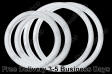 Motorcycle 16x2'' WIDE pair 21x 1-1/4" Slim pair Whitewalls Portawall tire sidewalls, toppers, tyre Insert Trim Set of 4