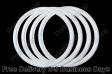 Motorcycle 14" x 1-3/16" Whitewalls Portawall tire sidewalls, toppers, tyre Insert Trim Set of 4